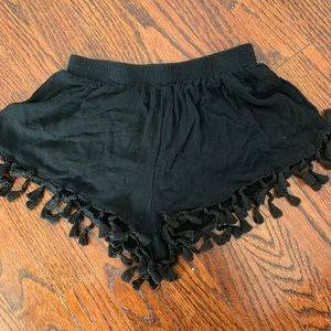 Beachy cover up shorts